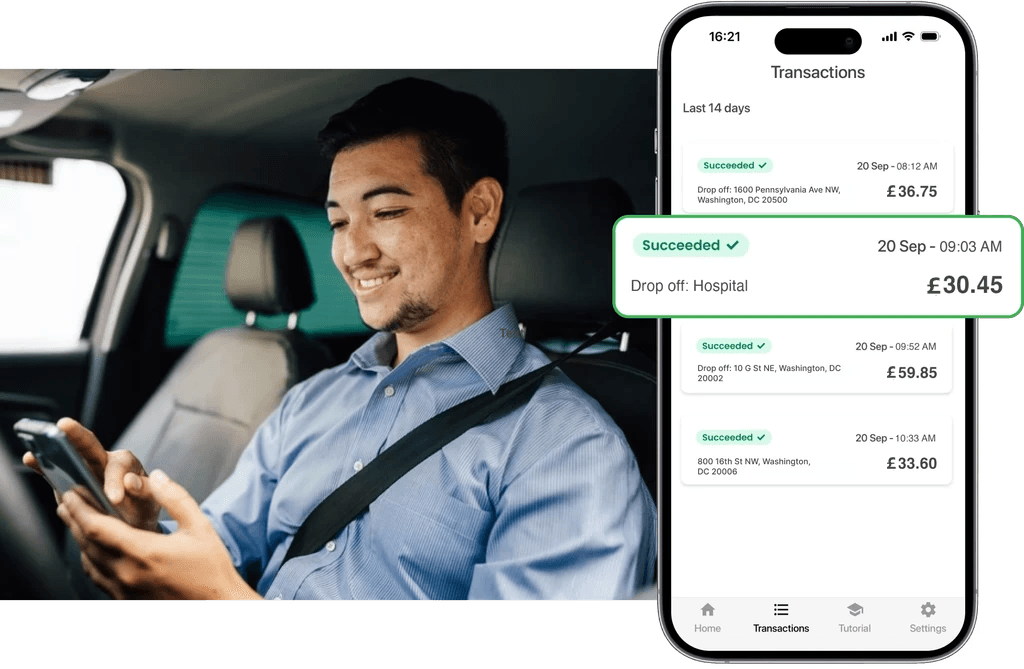 Track your earnings in real time