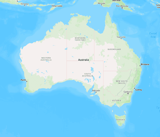 Australia map