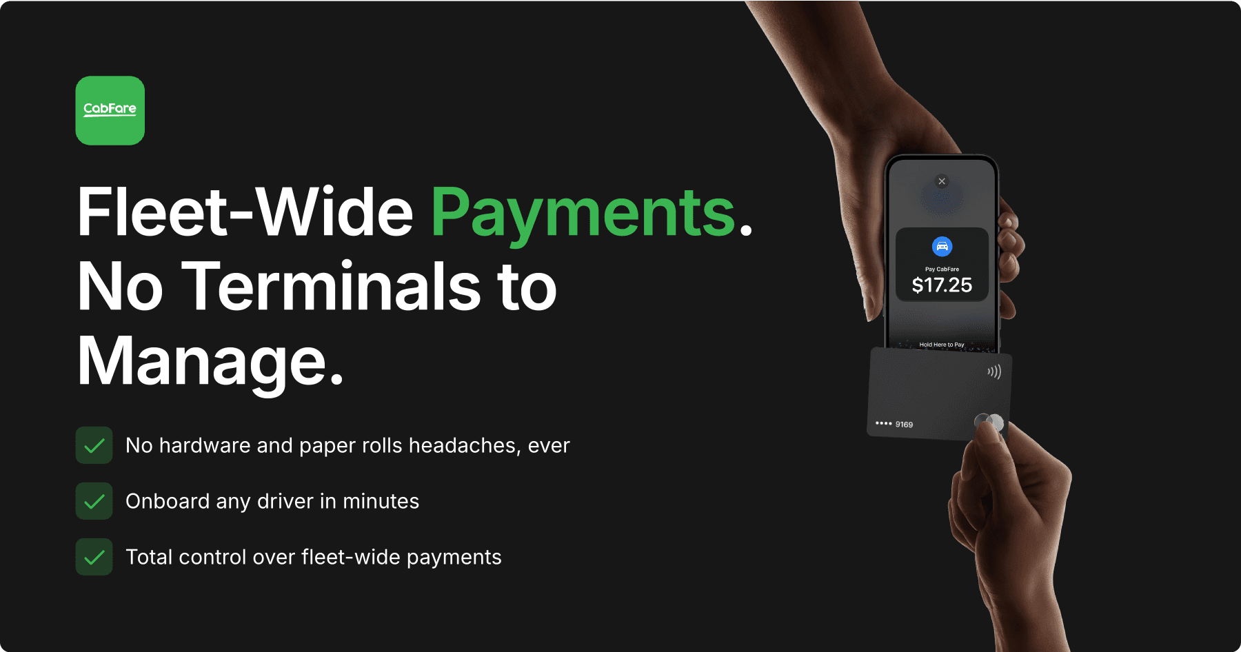 CabFare Launches Tap‑to‑Pay Fleet – A Smarter Way to Run Taxi and Limo Payments